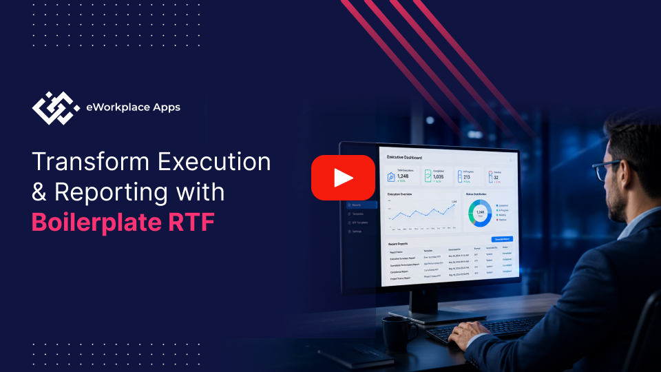 Transform Execution & Reporting with Boilerplate RTF