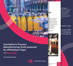 eWorkplace Apps Beverage Industry Brochure