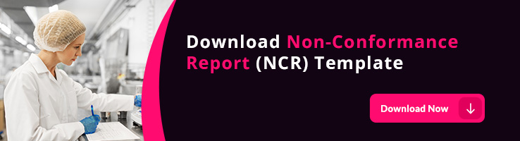 Non-Conformance Report Sample