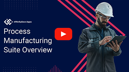 Process Manufacturing Suite Overview