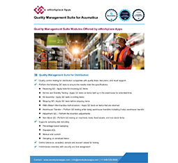 Quality Management Modules Offered by eWorkplace Apps
