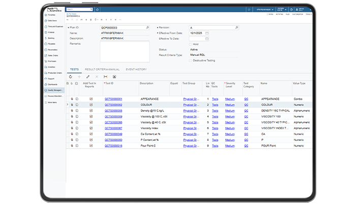 Quality Management Suite for MYOB Acumatica